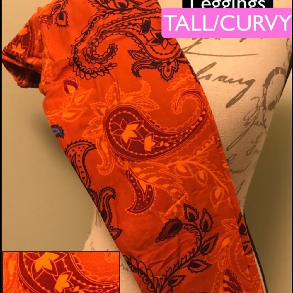 Lularoe TC Leggings Paisley Print ❤️❤️